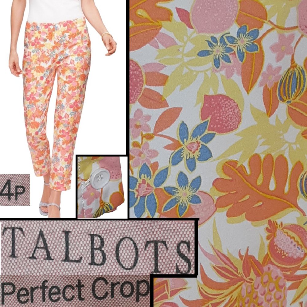 Perfect Crop Fruit & Floral Print
